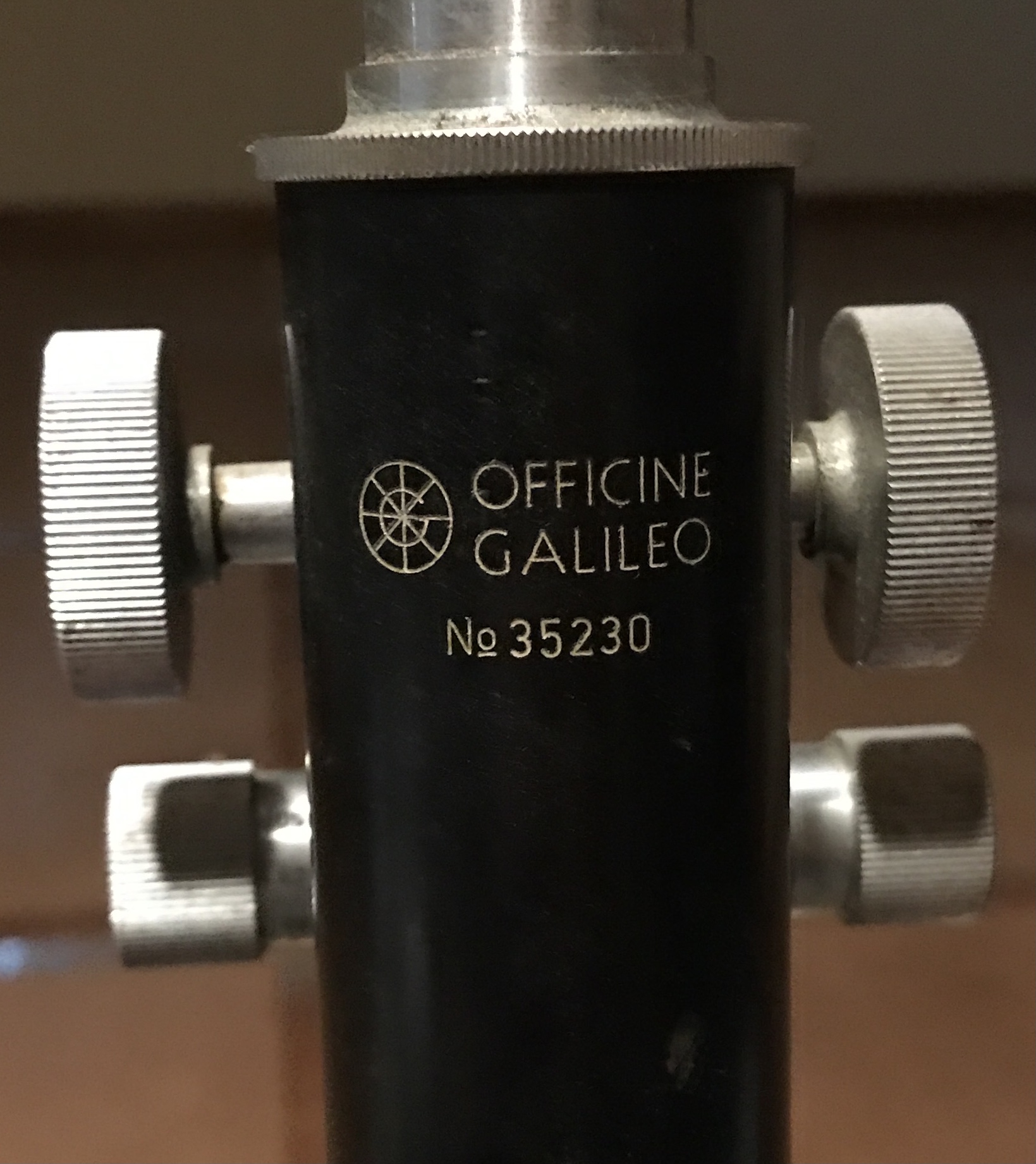 The logo of the Officine Galileo